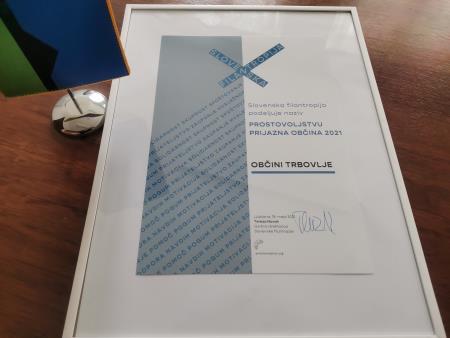 Naziv prostovoljstvu prijazna občina